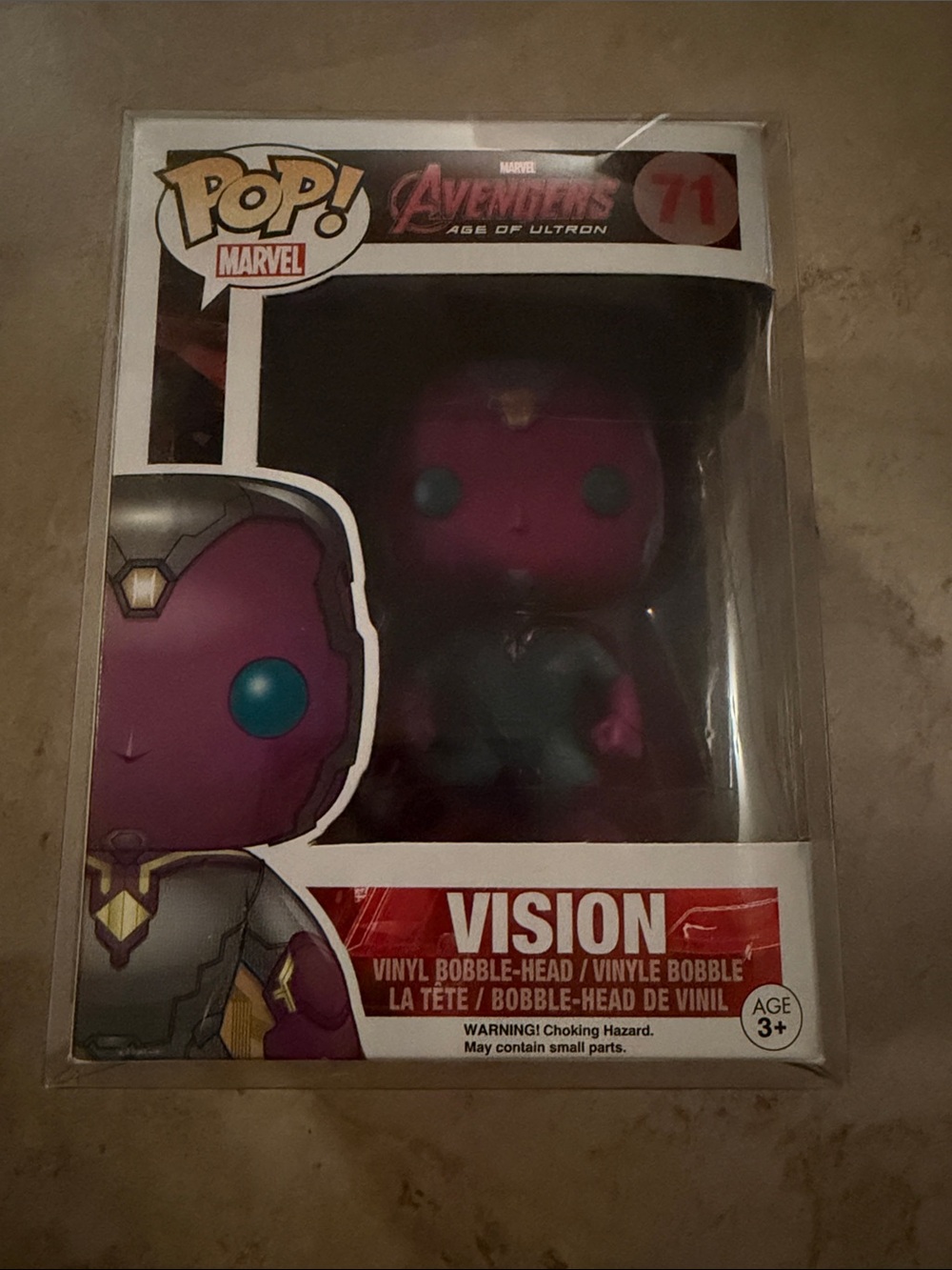 Marvel Funko Pop! Vision Vinyl Figure - Purple & Teal